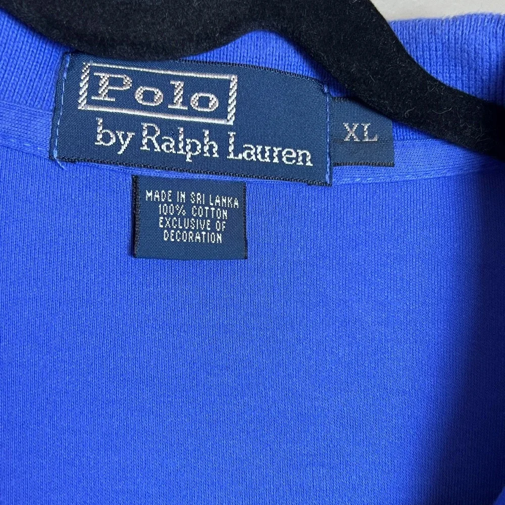 Polo Ralph Lauren Polo Shirt Y2K Men's XL Preppy Old Money Royal Blue
